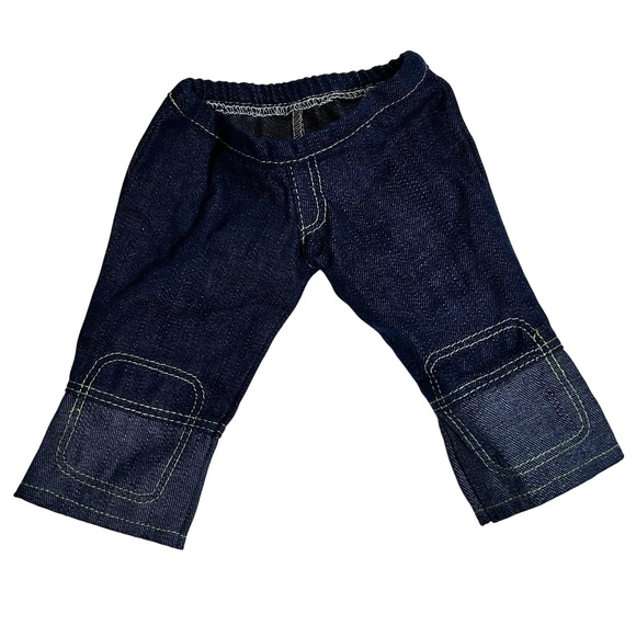 Bitty Baby American Girl Two-Tone Blue Pants Denim Jeans - Picture 1 of 5